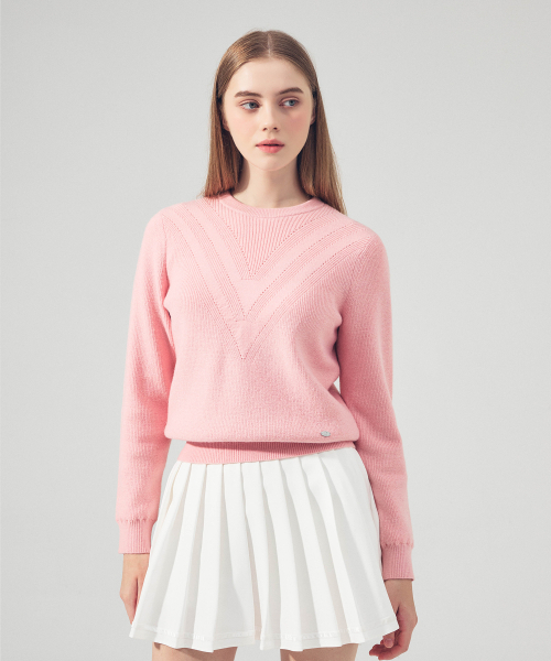 LORDLOAR（ロードロアル）の「マフラー プルオーバー 防風ニット PINK（ニット/セーター・レディース・その他・SMALL/MEDIUM/LARGE）」の2枚目の写真