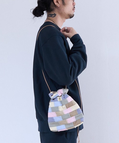 1/2 HALF(ニブンノイチハーフ)の「1/2HALF PATCHWORK-MINI(ボディバッグ/ウエストポーチ・メンズ・その他2/その他1・FREE)」の6枚目の写真