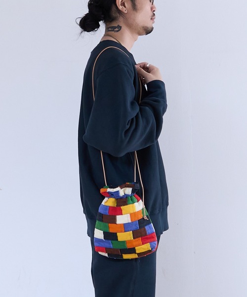 1/2 HALF(ニブンノイチハーフ)の「1/2HALF PATCHWORK-MINI(ボディバッグ/ウエストポーチ・メンズ・その他2/その他1・FREE)」の10枚目の写真