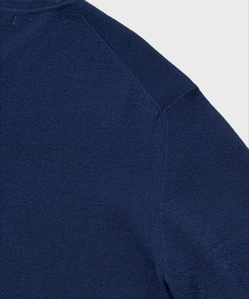 NONBLANK(ノンブランク)の「ヘンリーネックHSニット_NAVY(Tシャツ/カットソー・メンズ・ネイビー・LARGE/X-LARGE/MEDIUM)」の7枚目の写真