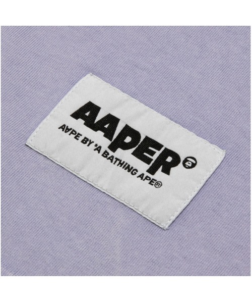 AAPE BY A BATHING APE(エーエイプバイアベイシングエイプ)の「AAPER "APeS N' PLANET EaRTH" TEE(Tシャツ/カットソー・メンズ・ライトパープル/ライトグレー・LARGE/X-LARGE/MEDIUM/XX-LARGE/SMALL)」の10枚目の写真