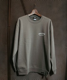 BEYOND COOL（ビヨンクール）の「「LEATHERS AND TREASURES/レザーズアンドトレジャーズ」スウェット/ LTカレッジロゴ （ストーングリーン/ホワイト/10.0oz）（スウェット）」