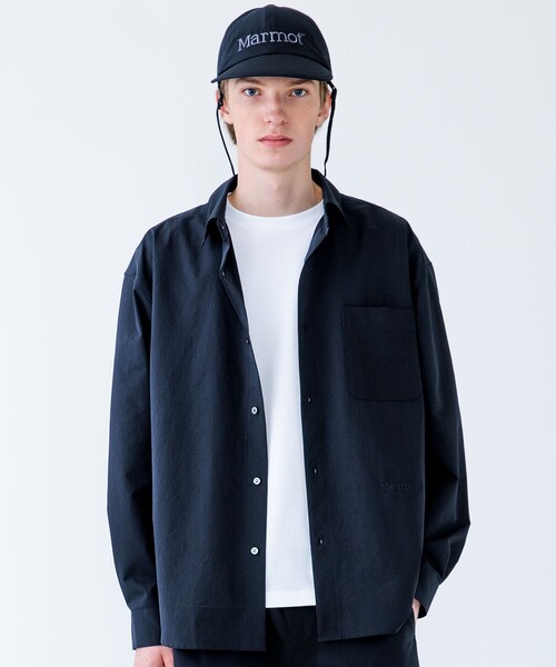 Marmot★新品　ships別注　撥水DotAirシャツ 定価14300円 City Ambient Products別注】Marmot:〈撥水〉DotAir(R) SHIRTS（シャツ