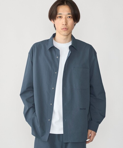 MARMOT(マーモット)の「【City Ambient Products別注】Marmot:〈撥水〉DotAir(R) SHIRTS(シャツ/ブラウス・メンズ・ネイビー/ブラック・LARGE/MEDIUM/SMALL)」の16枚目の写真