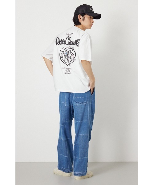 RODEO CROWNS WIDE BOWL(ロデオクラウンズワイドボウル)の「heartwarming Tシャツ(Tシャツ/カットソー・メンズ・レッド/ダークブルー/ブラック/オフホワイト・MEDIUM/LARGE)」の6枚目の写真