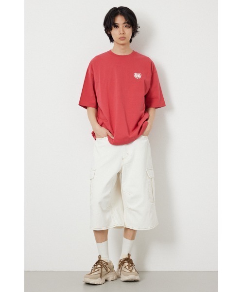 RODEO CROWNS WIDE BOWL(ロデオクラウンズワイドボウル)の「heartwarming Tシャツ(Tシャツ/カットソー・メンズ・レッド/ダークブルー/ブラック/オフホワイト・MEDIUM/LARGE)」の11枚目の写真