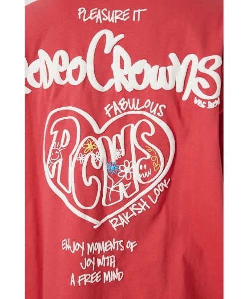RODEO CROWNS WIDE BOWL(ロデオクラウンズワイドボウル)の「heartwarming Tシャツ(Tシャツ/カットソー・メンズ・レッド/ダークブルー/ブラック/オフホワイト・MEDIUM/LARGE)」の18枚目の写真