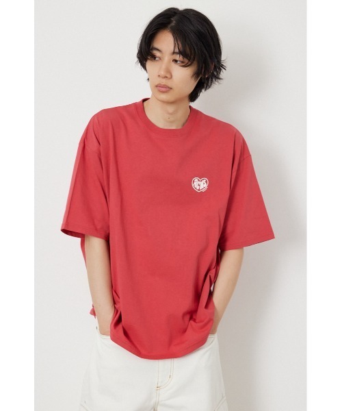 RODEO CROWNS WIDE BOWL(ロデオクラウンズワイドボウル)の「heartwarming Tシャツ(Tシャツ/カットソー・メンズ・レッド/ダークブルー/ブラック/オフホワイト・MEDIUM/LARGE)」の7枚目の写真