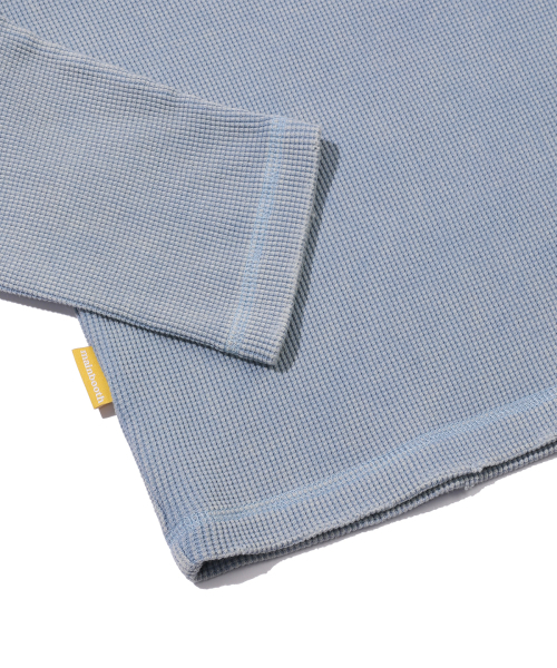 MAINBOOTH(メインブース)の「Washed Henley T-shirt(SKY BLUE)(Tシャツ/カットソー・レディース・その他・1/2)」の17枚目の写真
