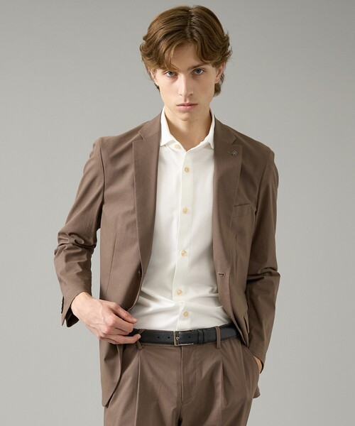 ABAHOUSE(アバハウス)の「【ON/OFF兼用】SOLOTEXコットン 36ゲージ モクロディ ストレッチシャツ / FLEX SHIRTS(ビジネスシャツ・メンズ・ホワイト/ブラック・44/46/48/50)」の19枚目の写真