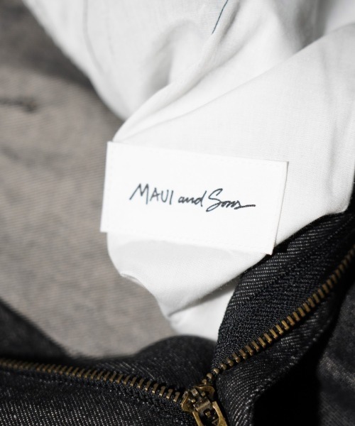MAUI and Sons(マウイアンドサンズ)の「Maui & Sons マウイ アンド サンズ / Santa Monica Wide Denim(デニムパンツ・メンズ・ブラック/ブルー/ブルー系その他・MEDIUM/SMALL/LARGE)」の8枚目の写真