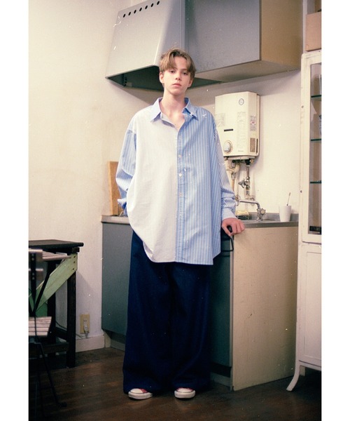 MAUI and Sons(マウイアンドサンズ)の「Maui & Sons マウイ アンド サンズ / Santa Monica Wide Denim(デニムパンツ・メンズ・ブラック/ブルー/ブルー系その他・MEDIUM/SMALL/LARGE)」の4枚目の写真