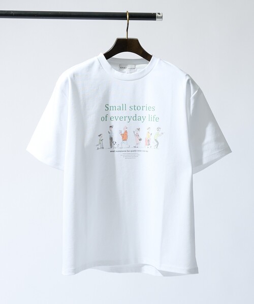 ABAHOUSE GRAY（アバハウスグレイ）の「【EVERYDAY LIFE】 グラフィックTシャツ（Tシャツ/カットソー・メンズ・レッド/グリーン/ブルー・46/48）」の4枚目の写真