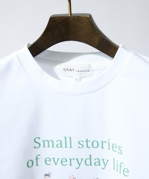 ABAHOUSE GRAY（アバハウスグレイ）の「【EVERYDAY LIFE】 グラフィックTシャツ（Tシャツ/カットソー・メンズ・レッド/グリーン/ブルー・46/48）」の6枚目の写真