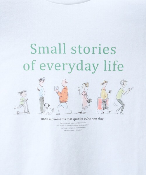 ABAHOUSE GRAY（アバハウスグレイ）の「【EVERYDAY LIFE】 グラフィックTシャツ（Tシャツ/カットソー・メンズ・レッド/グリーン/ブルー・46/48）」の7枚目の写真