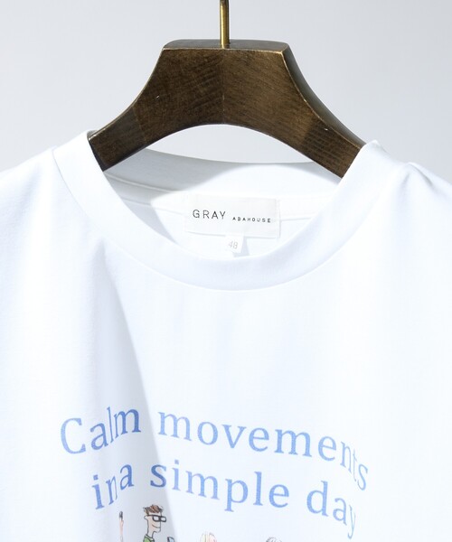 ABAHOUSE GRAY（アバハウスグレイ）の「【EVERYDAY LIFE】 グラフィックTシャツ（Tシャツ/カットソー・メンズ・レッド/グリーン/ブルー・46/48）」の11枚目の写真