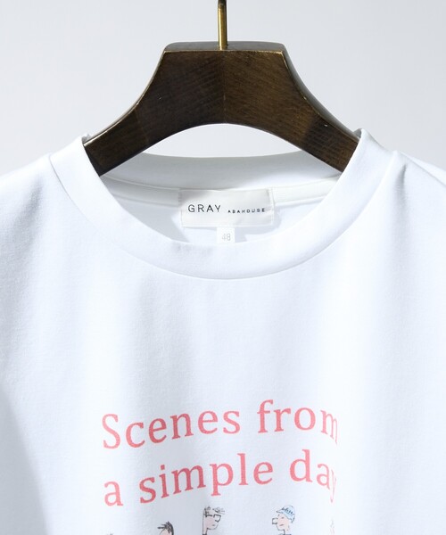 ABAHOUSE GRAY（アバハウスグレイ）の「【EVERYDAY LIFE】 グラフィックTシャツ（Tシャツ/カットソー・メンズ・レッド/グリーン/ブルー・46/48）」の14枚目の写真