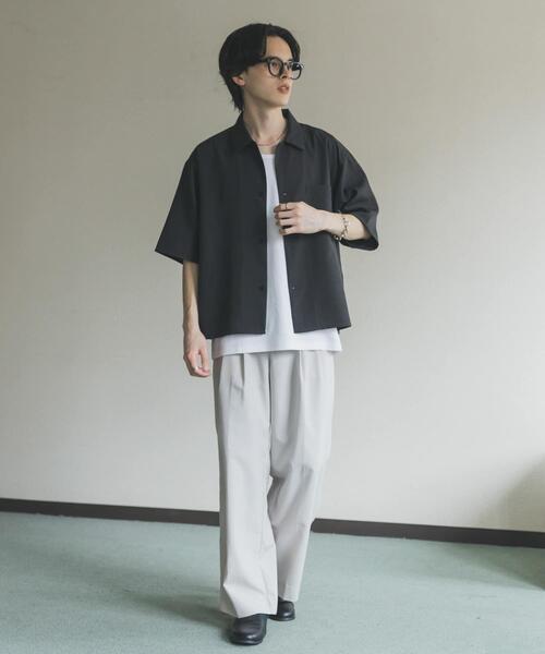 SENSE OF PLACE by URBAN RESEARCH（センスオブプレイスバイアーバンリサーチ）の「『速乾/イージーケア』クイックドライタックワイドパンツ（その他パンツ・メンズ・ライトブルー/ライトベージュ/ブラック/グリーン・MEDIUM/SMALL/LARGE）」の21枚目の写真