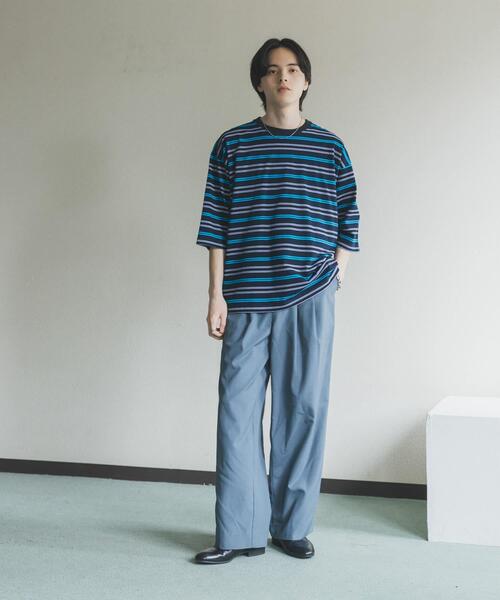 SENSE OF PLACE by URBAN RESEARCH（センスオブプレイスバイアーバンリサーチ）の「『速乾/イージーケア』クイックドライタックワイドパンツ（その他パンツ・メンズ・ライトブルー/ライトベージュ/ブラック/グリーン・MEDIUM/SMALL/LARGE）」の15枚目の写真