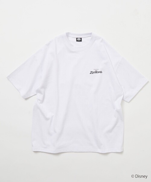 FREAK'S STORE(フリークスストア)の「限定展開 【Zootopia/ズートピア】 別注 キャラクタープリント クルーネックTシャツ /ジュディ ニック(Tシャツ/カットソー・メンズ・ブラック/アッシュグレー/ホワイト/ネイビー・SMALL/MEDIUM/LARGE)」の9枚目の写真