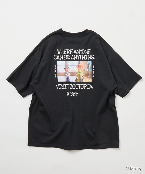 FREAK'S STORE(フリークスストア)の「限定展開 【Zootopia/ズートピア】 別注 キャラクタープリント クルーネックTシャツ /ジュディ ニック(Tシャツ/カットソー・メンズ・ブラック/アッシュグレー/ホワイト/ネイビー・SMALL/MEDIUM/LARGE)」の18枚目の写真