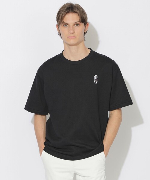 MOVEMENT LIFESTYLE Tシャツ ブラック WEB限定】ガーズマンワッペンスラブTシャツ（Tシャツ/カットソー