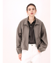 Light Sheer Wind Jumper _Brown