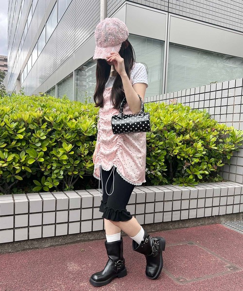 WC(ダブル シー)の「フリルカプリパンツ(その他パンツ・レディース・ブラック/グレー・FREE)」の11枚目の写真