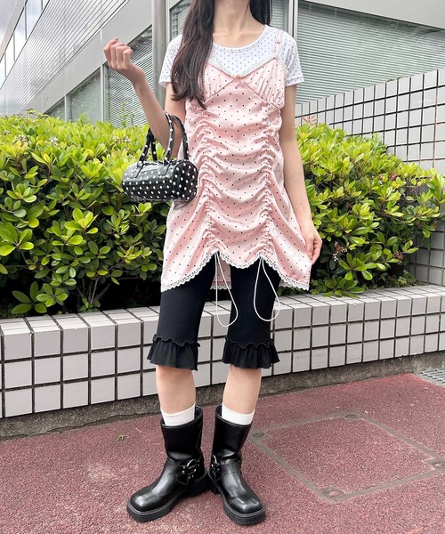 WC(ダブル シー)の「フリルカプリパンツ(その他パンツ・レディース・ブラック/グレー・FREE)」の12枚目の写真