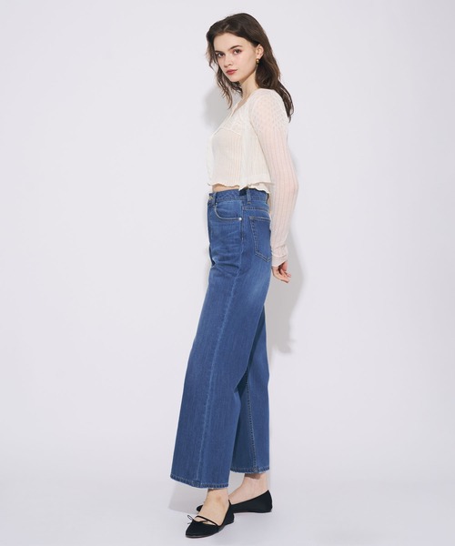 DEICY（デイシー）の「ハイウエストワイドデニムパンツ（デニムパンツ・レディース・ライトインディゴブルー/サックスブルー・0/1）」の11枚目の写真