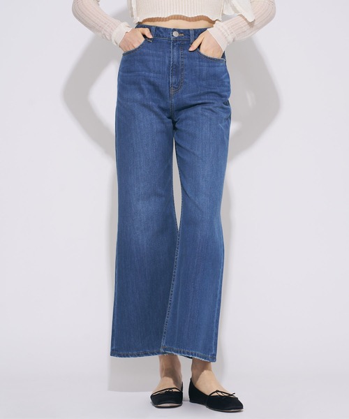 DEICY（デイシー）の「ハイウエストワイドデニムパンツ（デニムパンツ・レディース・ライトインディゴブルー/サックスブルー・0/1）」の13枚目の写真