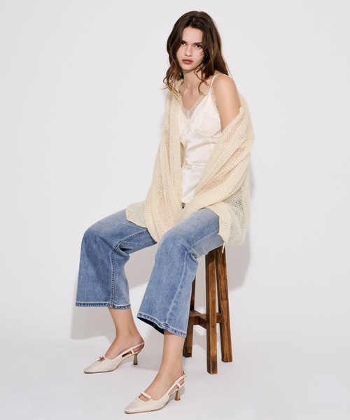 DEICY（デイシー）の「ハイウエストワイドデニムパンツ（デニムパンツ・レディース・ライトインディゴブルー/サックスブルー・0/1）」の19枚目の写真