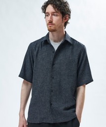 MEN'S BIGI（メンズビギ）の「絡み織メランジ オープンカラーシャツ（シャツ/ブラウス）」