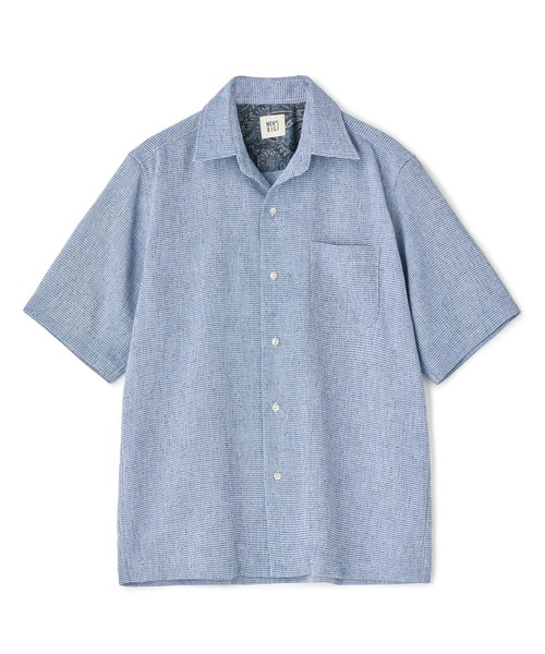 MEN'S BIGI（メンズビギ）の「絡み織メランジ オープンカラーシャツ（シャツ/ブラウス・メンズ・ネイビー/ブルー/オフホワイト・02/03）」の22枚目の写真