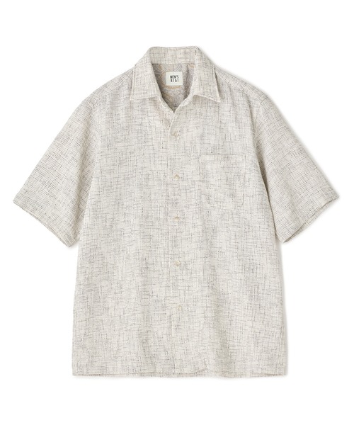 MEN'S BIGI（メンズビギ）の「絡み織メランジ オープンカラーシャツ（シャツ/ブラウス・メンズ・ネイビー/ブルー/オフホワイト・02/03）」の21枚目の写真