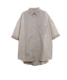 Nora Lily（ノラリリー）の「【Nora Lily】Pattern Clash Panel S/S Shirt（シャツ/ブラウス）」