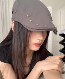Vipoa（ヴィポア）の「VINTAGEスタッズハンチング（ハンチング/ベレー帽）」