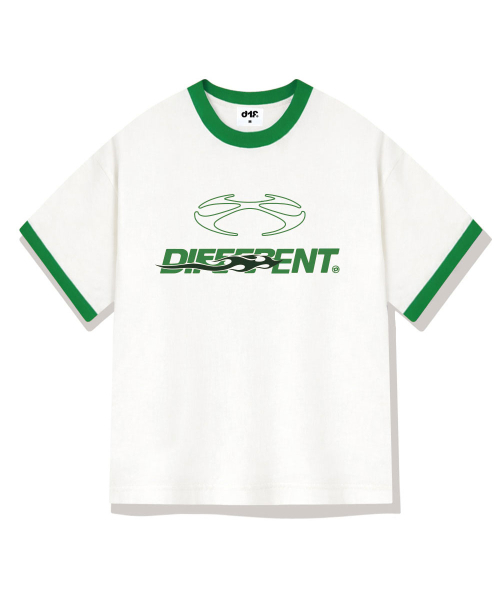 DIIFF（ディフ）の「コアヒートリンガールーズフィット半袖Tシャツ4カラー[DISE_4002]（Tシャツ/カットソー・メンズ・クリーム/アイボリー系2/アイボリー系1/ネイビー・X-LARGE/SMALL/MEDIUM/LARGE）」の5枚目の写真