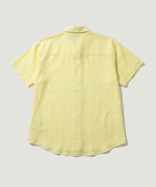 ease（イーズ）の「LINEN OPEN COLLAR 1/2SHIRTS_YELLOW（シャツ/ブラウス・メンズ・Yellow・MEDIUM/LARGE）」の3枚目の写真