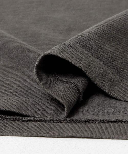 MIXTA（ミクスタ）の「『別注』Mixta×URBAN RESEARCH　HEMET（Tシャツ/カットソー・レディース・キャメル/ナチュラル/スミクロ・SMALL）」の5枚目の写真