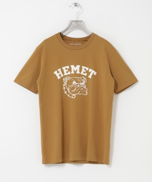 MIXTA(ミクスタ)の「『別注』Mixta×URBAN RESEARCH HEMET(Tシャツ/カットソー・レディース・キャメル/ナチュラル/スミクロ・SMALL)」の17枚目の写真