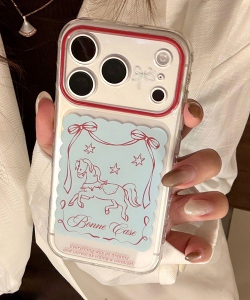 Fun & Daily(ファンアンドデイリー)の「F&D : クリアポニーiPhoneケース iPhone15 / 16 / 17 / Plus / Pro / Pro Max / Air アイフォンケース(スマホケース/カバー・レディース・その他・iPhone 17 Pro/iPhone 17/iPhone 16 Pro/iPhone 16/iPhone 15/iPhone 17 Pro Max)」の1枚目の写真