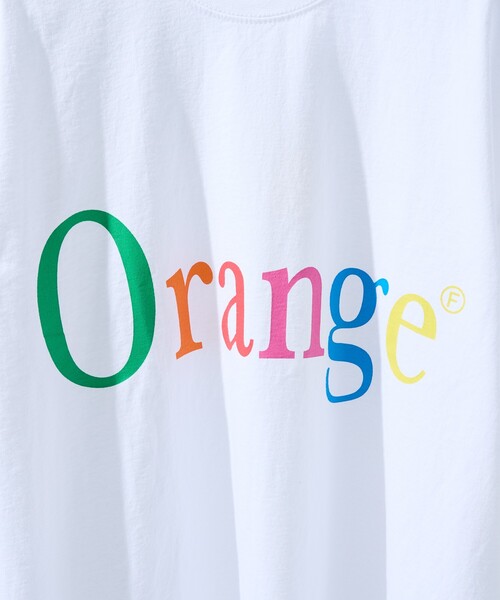 byeA.（バイエー）の「【byeA. / バイエー】NOT APPLE TEE ORANGE / ノットアップルTシャツ / オレンジ / 半袖Tシャツ / ユニセックス（Tシャツ/カットソー・メンズ・ブラック/ホワイト・L/XL）」の8枚目の写真