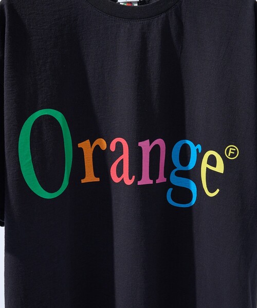 byeA.（バイエー）の「【byeA. / バイエー】NOT APPLE TEE ORANGE / ノットアップルTシャツ / オレンジ / 半袖Tシャツ / ユニセックス（Tシャツ/カットソー・メンズ・ブラック/ホワイト・L/XL）」の9枚目の写真