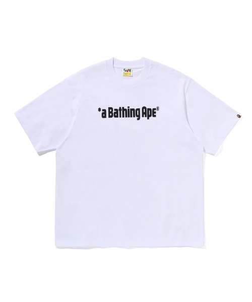 A BATHING APE LOGO RELAXED FIT TEE（Tシャツ/カットソー）｜A
