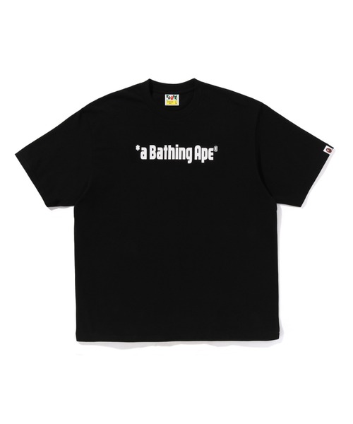 A BATHING APE LOGO RELAXED FIT TEE（Tシャツ/カットソー）｜A