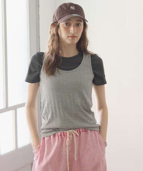 GEORGE'S(ジョージズ)の「FITーME Tシャツ(Tシャツ/カットソー・レディース・グリーン/オフホワイト/パープル/チャコールグレー・SMALL/MEDIUM)」の22枚目の写真