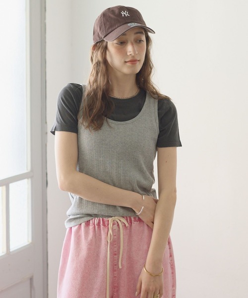 GEORGE'S(ジョージズ)の「FITーME Tシャツ(Tシャツ/カットソー・レディース・グリーン/オフホワイト/パープル/チャコールグレー・SMALL/MEDIUM)」の21枚目の写真