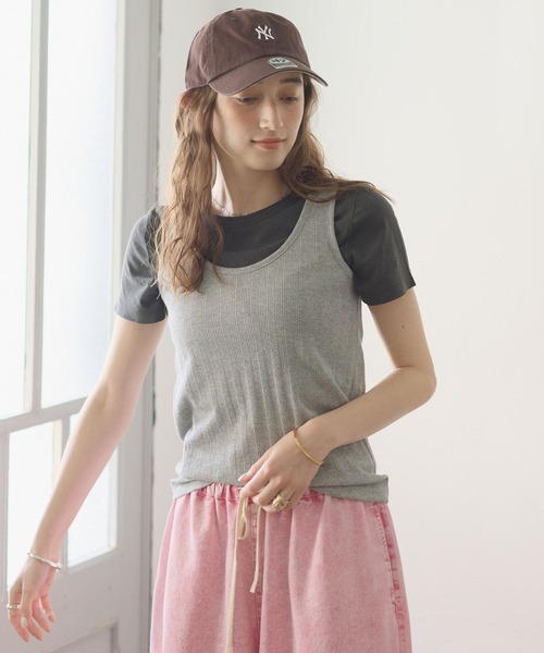 GEORGE'S(ジョージズ)の「FITーME Tシャツ(Tシャツ/カットソー・レディース・グリーン/オフホワイト/パープル/チャコールグレー・SMALL/MEDIUM)」の20枚目の写真