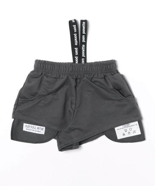 Ritzy（リッツィー）の「クロスしたウエスト  Y2K 風ルーズスウェットショーツ（その他パンツ・レディース・ライトグレー/ブラック/ダークグレー・M/S/L）」の20枚目の写真